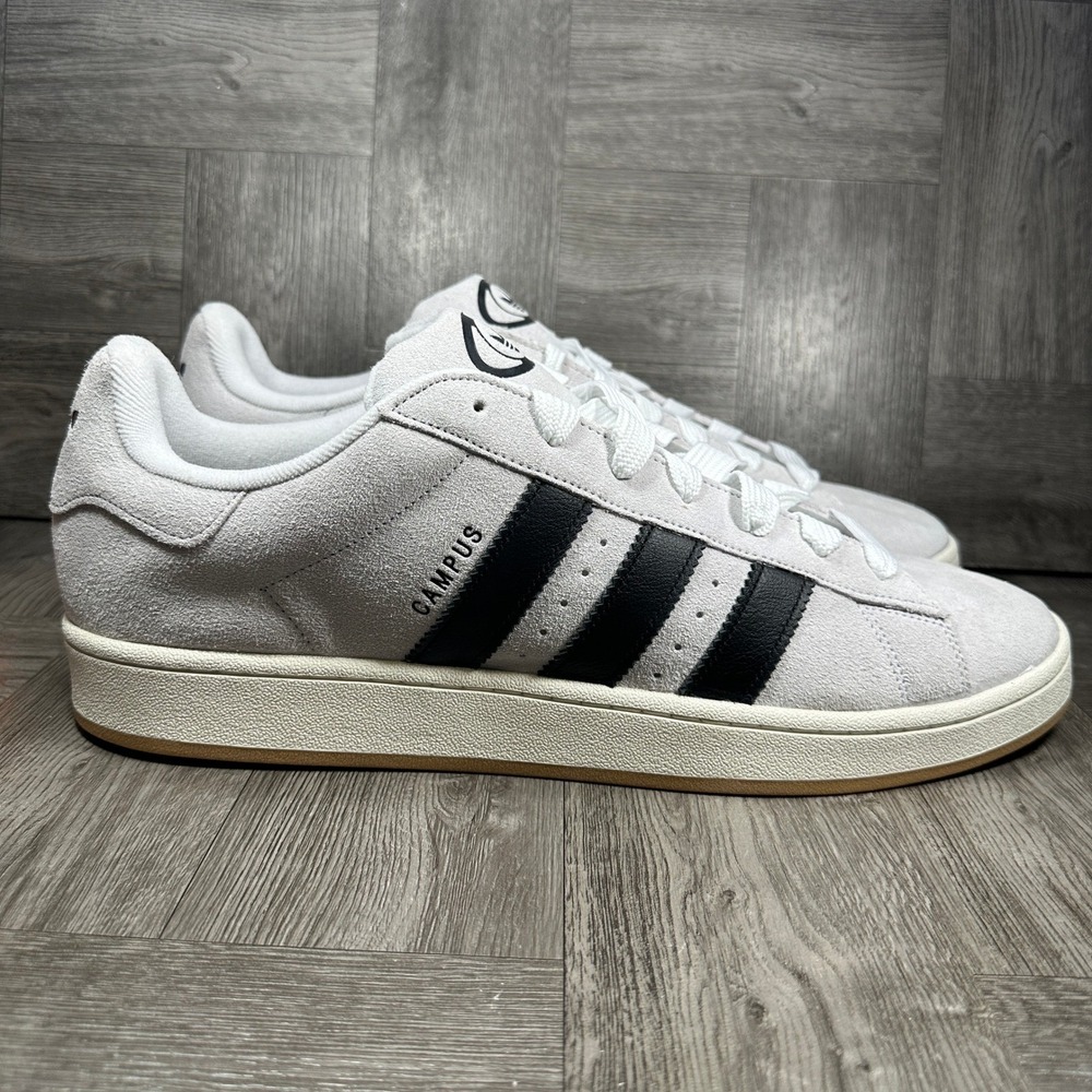 Adidas Sneakers Campus 00s Mens 17 Grey Black Suede Gum Sole NEW JR1646